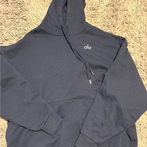Alo Accolade Navy Blue Hoodie